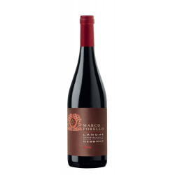 Confezione da 12 x0,375L. Bottiglie Vino Rosso Nebbiolo Langhe Marco Porello -cz