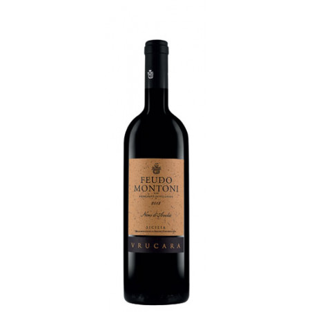 Confezione da 6 Bottiglie Vino Rosso Vrucara Nero d'Avola Sicilia Igt Azienda Agricola Feudo Montoni -cz