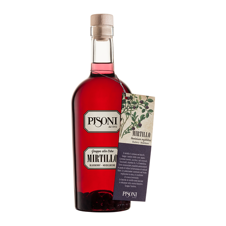 Distilleria Pisoni - Grappa Mirtillo 70cl 40° Distilleria Pisoni - Grappa Mirtillo 70cl 40°