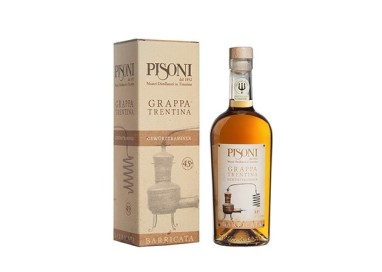 Distilleria Pisoni - Grappa Barricata  Gewürztraminer (astucciata) 70cl 45°