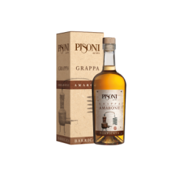 Distilleria Pisoni - Grappa Barricata  Amarone (astucciata) 70cl 45°
