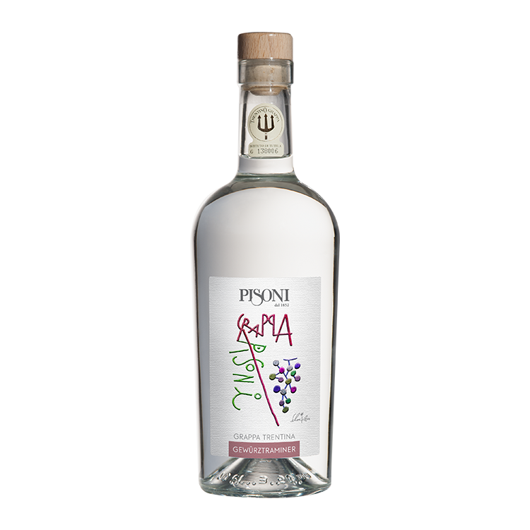 Distilleria Pisoni - Grappa di Gewurztraminer 70cl 43% Distilleria Pisoni - Grappa di Gewurztraminer 70cl 43%