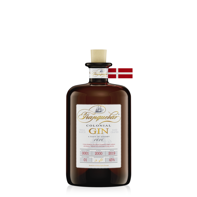 A.H. Riise - Tranquebar – Colonial Gin 45 %vol. 70 cl A.H. Riise - Tranquebar – Colonial Gin 45 %vol. 70 cl